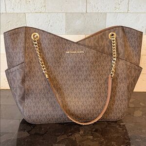 Michael Kors Signature Brown Shoulder Bag